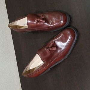 Enzo Angiolini Women's Tassel Loafers in Rich Brown